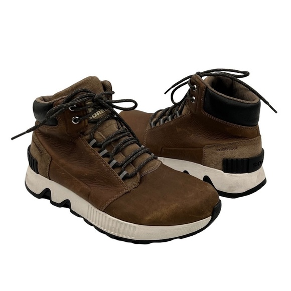 Sorel Brown Mac Hill Mid Waterproof Outdoor Boots Size 8.5 Men's - Picture 1 of 8
